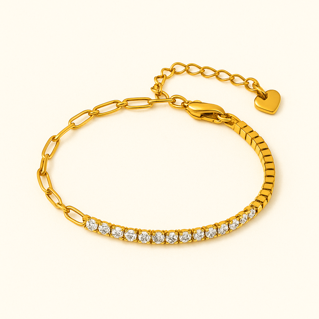 Bracelet Chaîne Tennis Fae