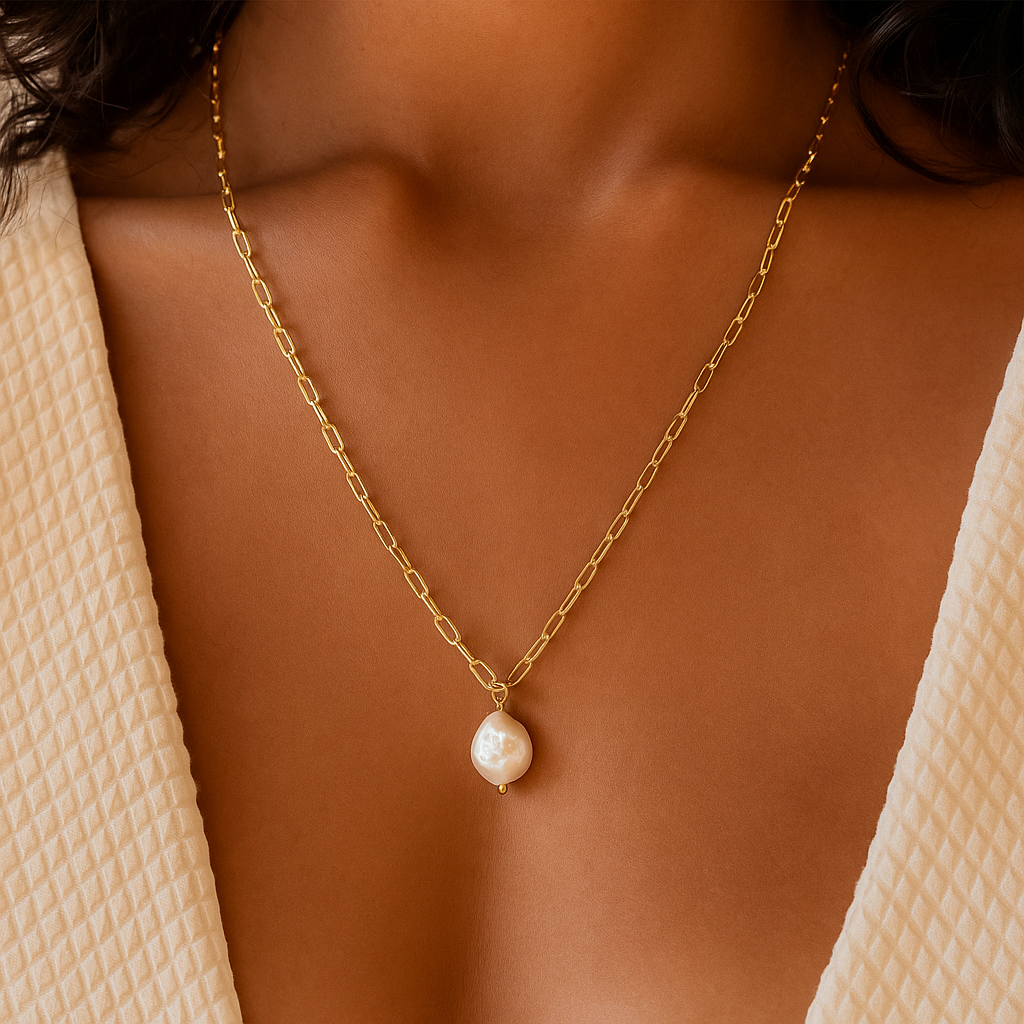 Collier en Papier Kos Pearl