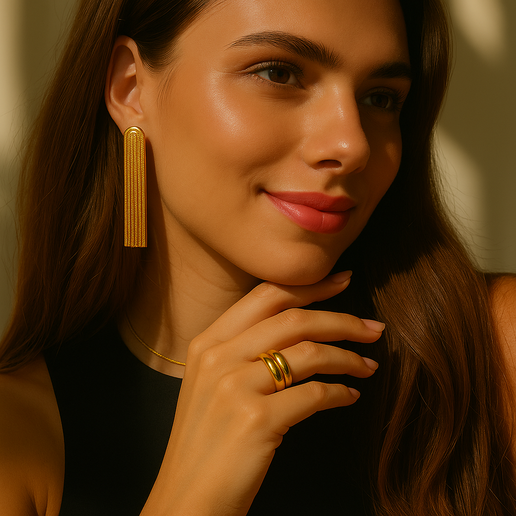 Boucles d'oreilles à franges Lyra