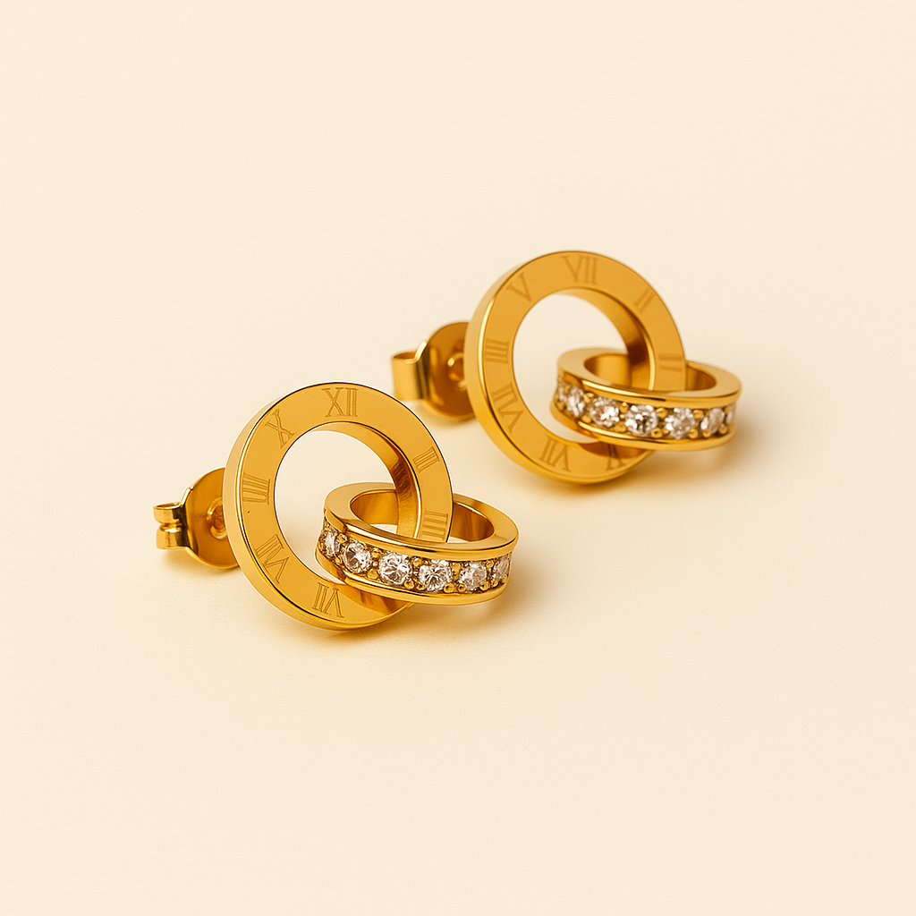 Boucles d'oreilles doubles Camila