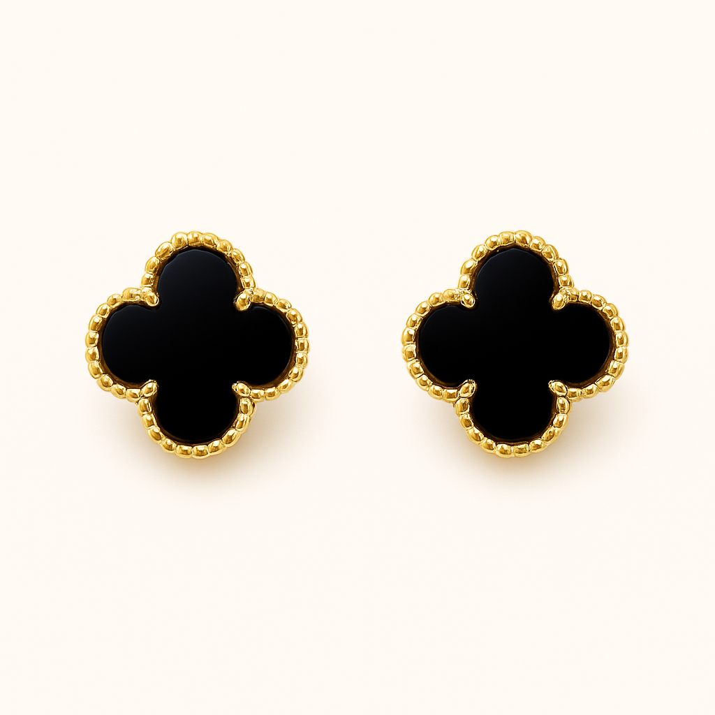 Les Boucles d'Oreilles Trèfle