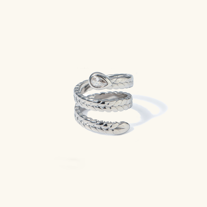 Bague serpent en or Davina