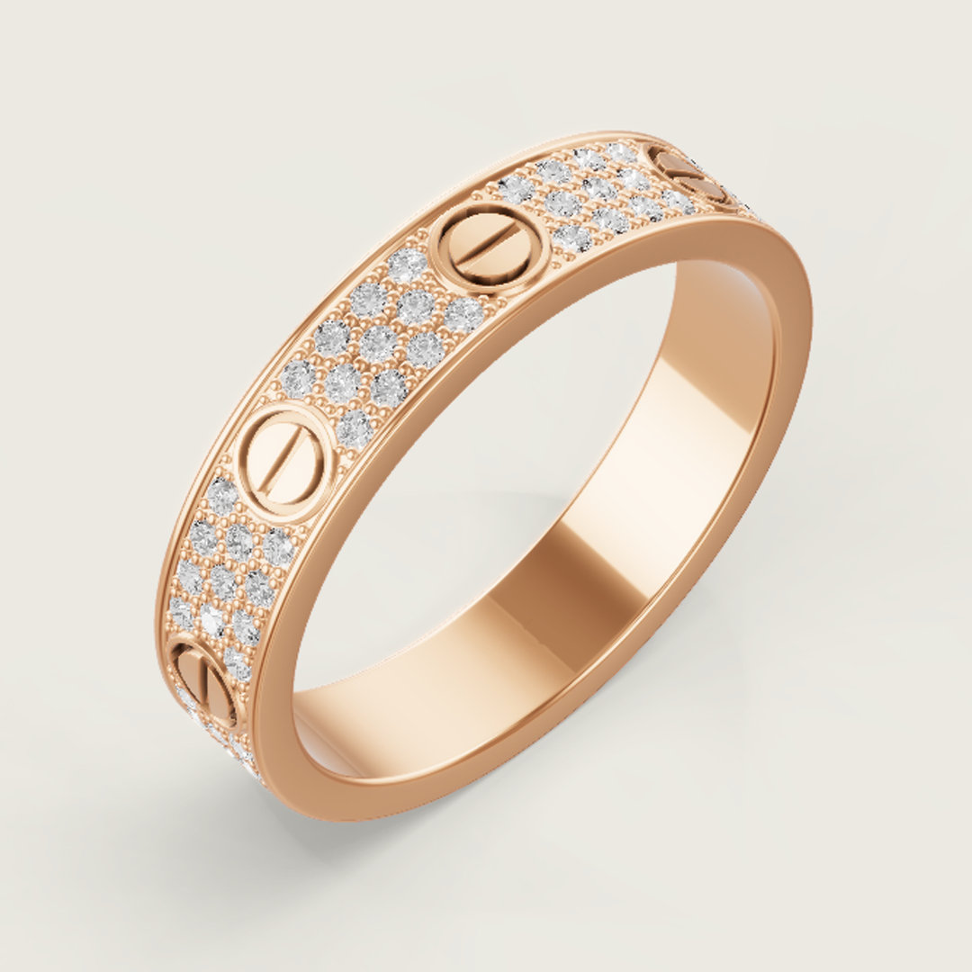 Bague en Cristal d'Amour