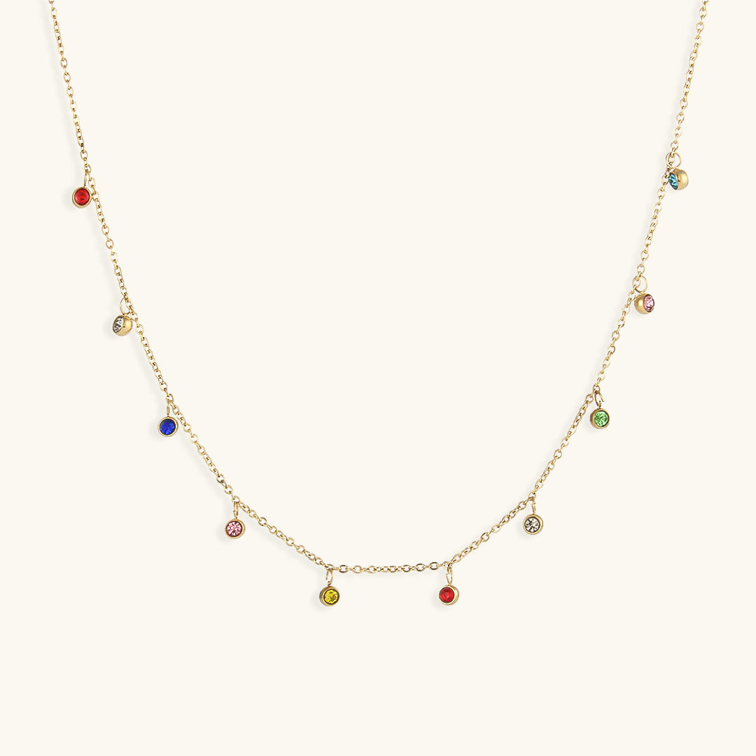 Collier de pierres précieuses Juliet