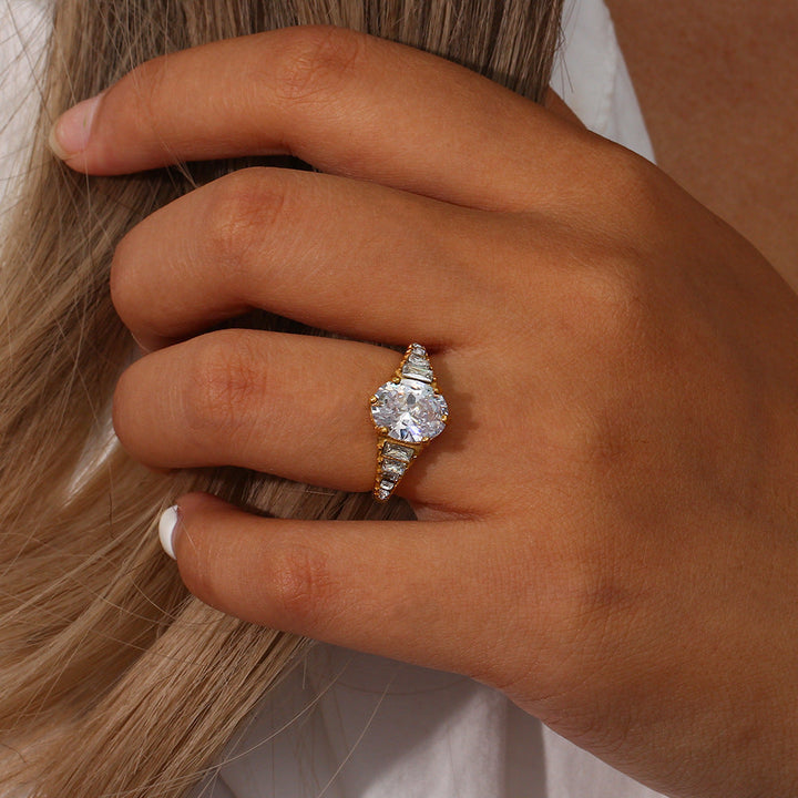 Bague en diamant Syllia