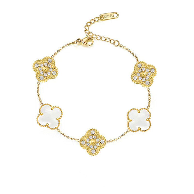 Bracelet CLOVER DELUXE | Blanc