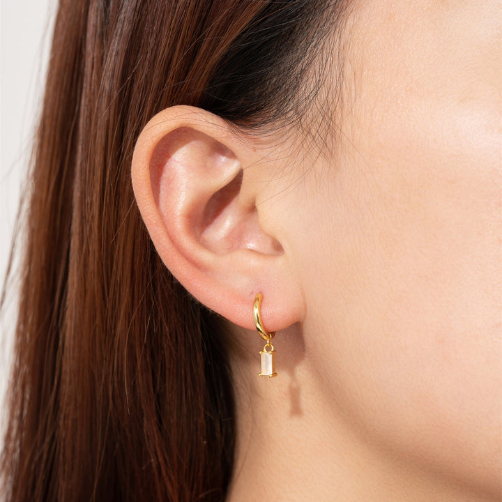 HARLEY Diamante Earrings | Gold