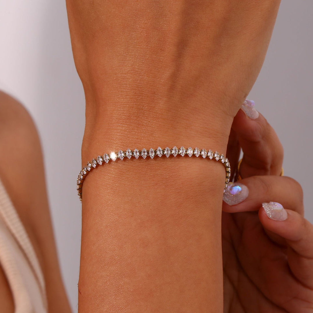 Bracelet tennis en diamant Wisteria