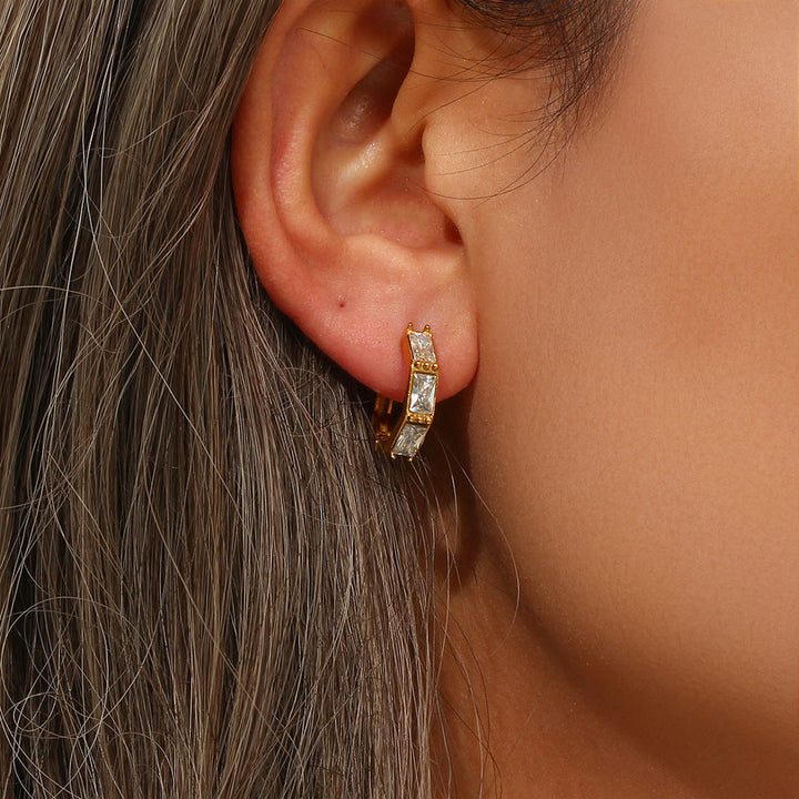 Boucles d'oreilles en diamant Elira