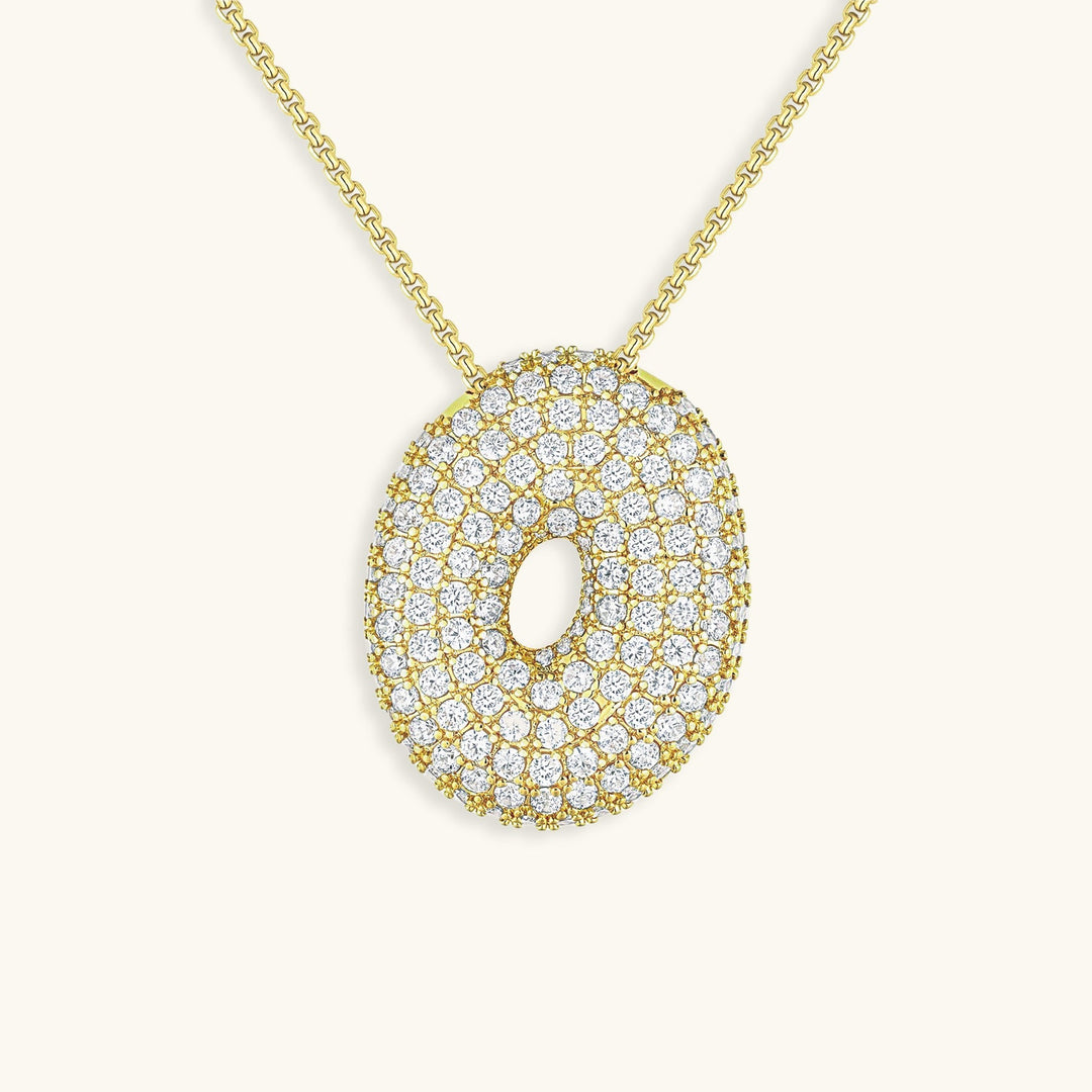 BULLE | Collier Initiale Diamant