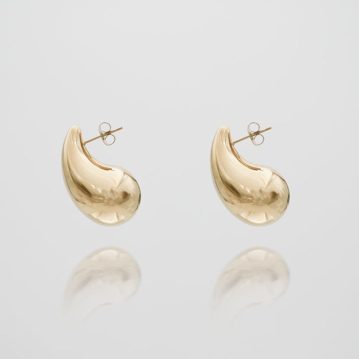 ELLA Water Drop Earrings | Gold