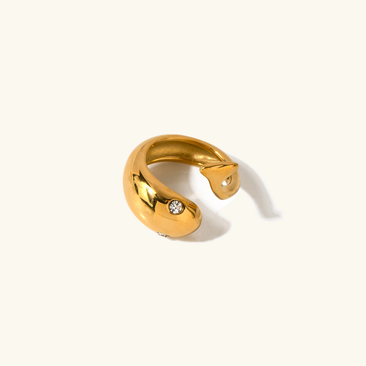 Etta Gold Serpent Ring