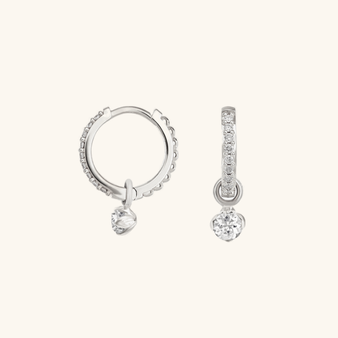 Blake Reversible Diamond Hoops