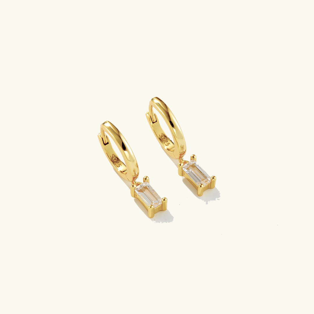 HARLEY Diamante Earrings | Gold