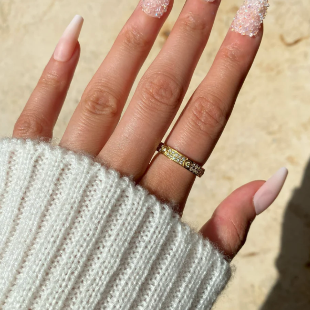 Bague diamant LOVE | Or