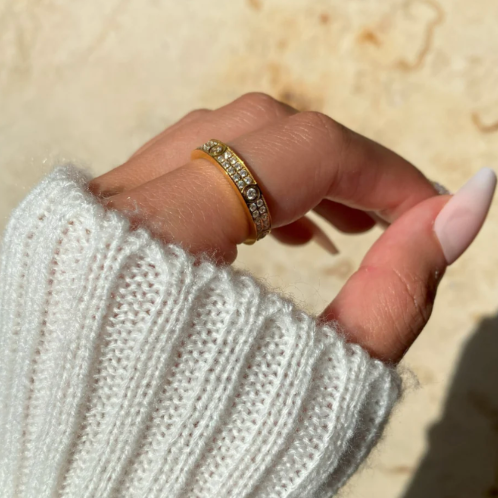 Bague diamant LOVE | Or