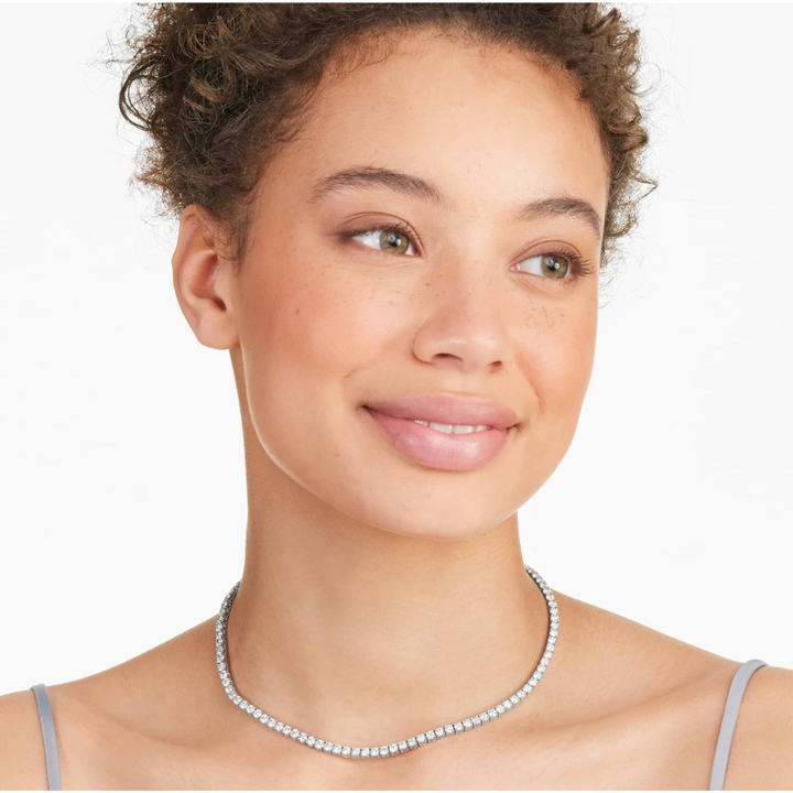Collier de tennis classique ABBY | Argent