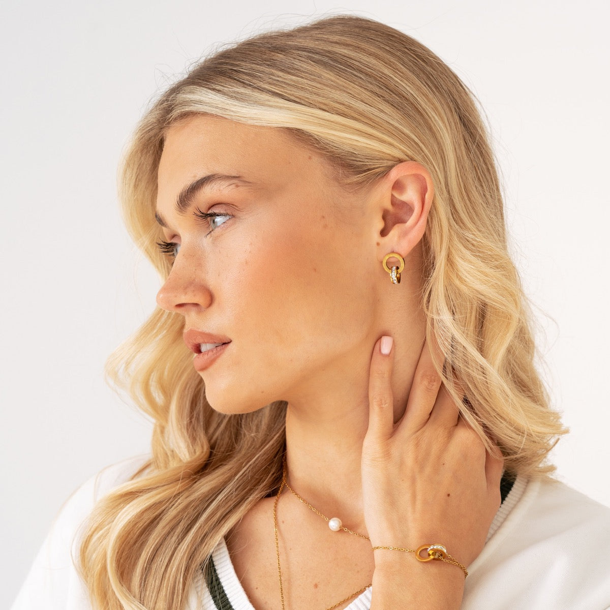 Boucles d'oreilles doubles Camila