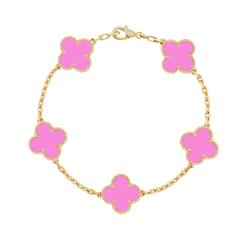 KLAVER Armband | Roze