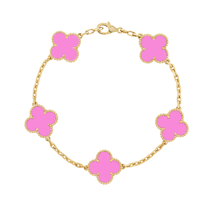 Bracelet Trèfle | Rose