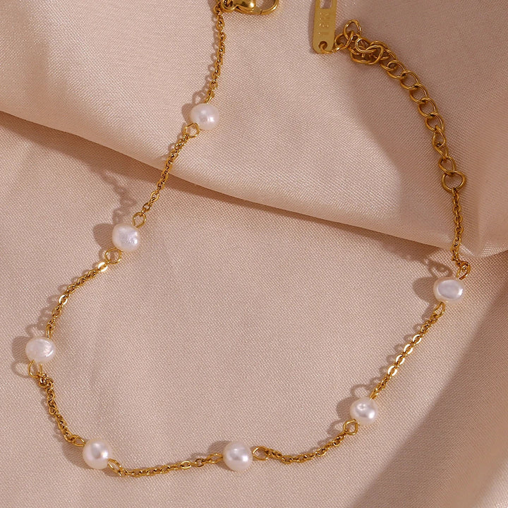 CALI Parel Anklet | Goud