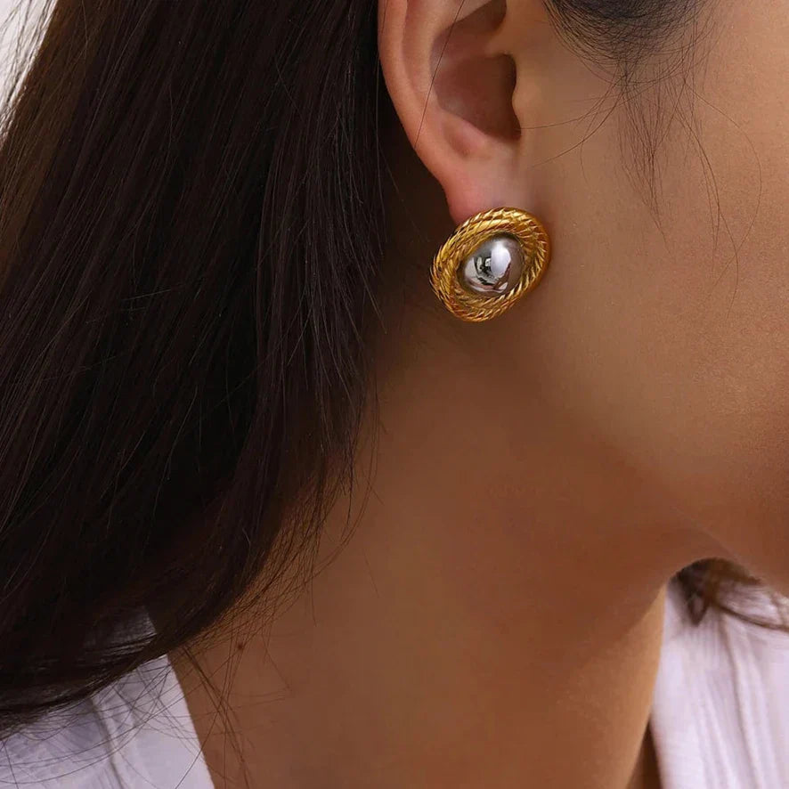 ARIANA Gold Earrings | Gold