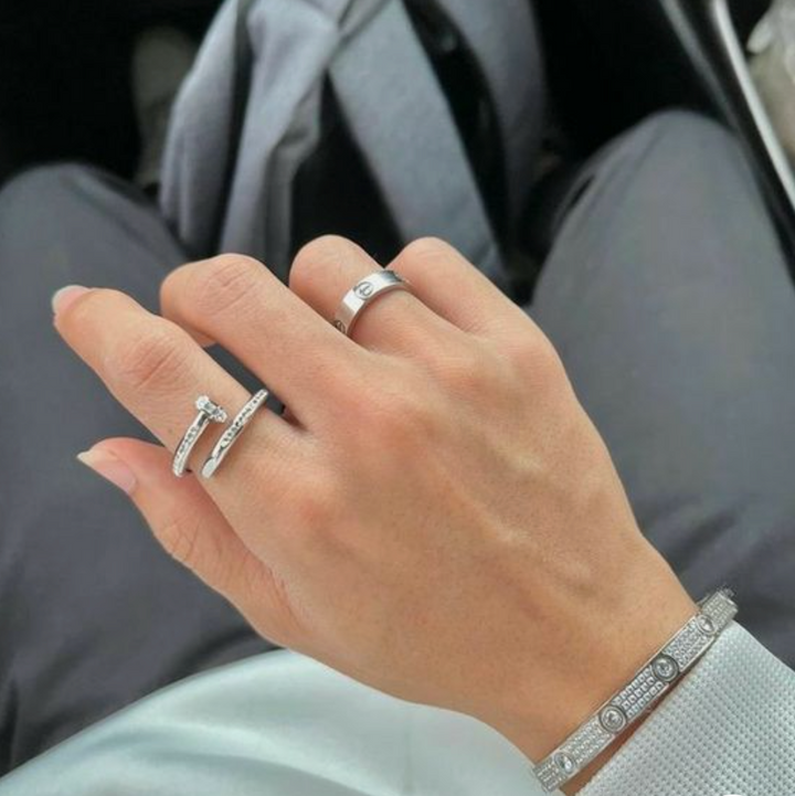BRACELET ÉTERNITÉ MONACO | ARGENT