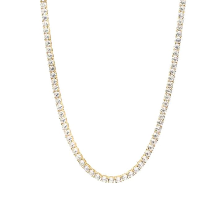 ABBY Classic Tennis Necklace | Gold