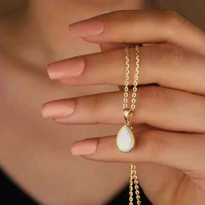 Collier Goutte Océan