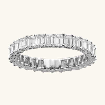 Bague Athena en taille émeraude