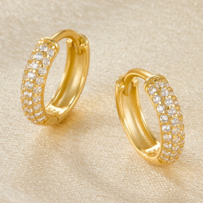 Boucles d'oreilles Pavé Amy