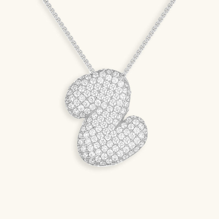 Collier Initiale Bulle Diamant