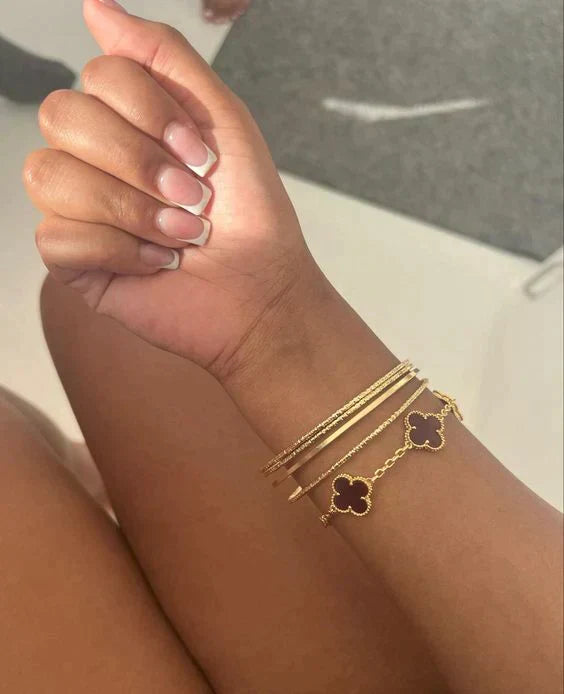 KLAVER Armband | Goud