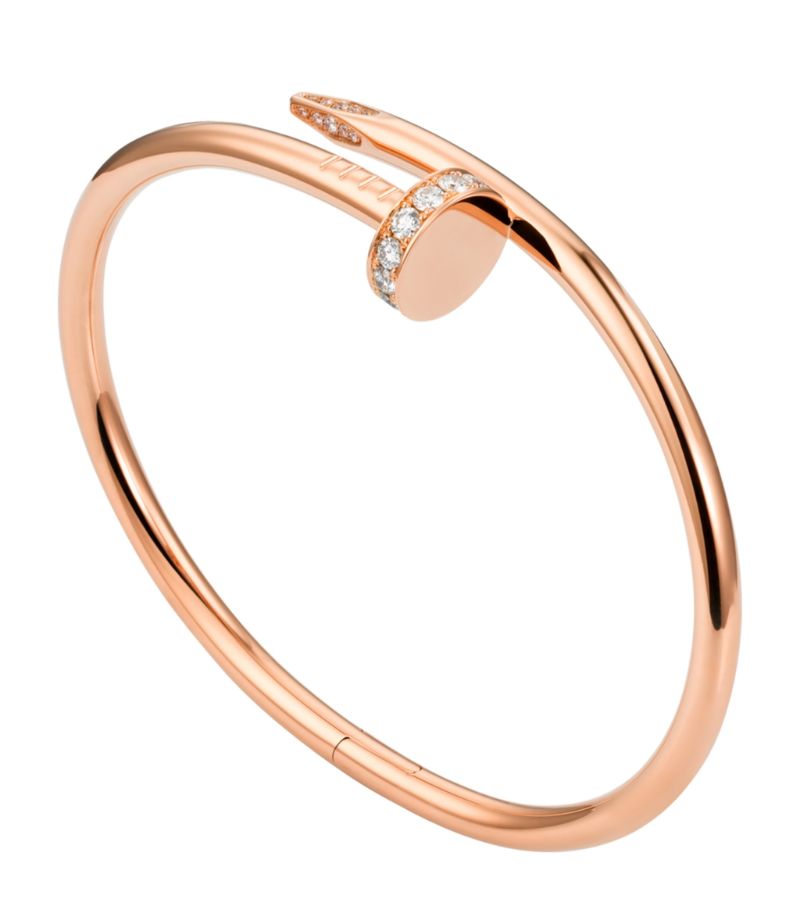 NAIL Elegant Bracelet with Zircon | Rose Gold