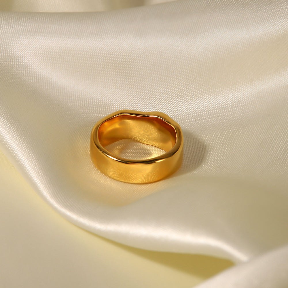 LAVA DE ORO Parel Ring | Goud