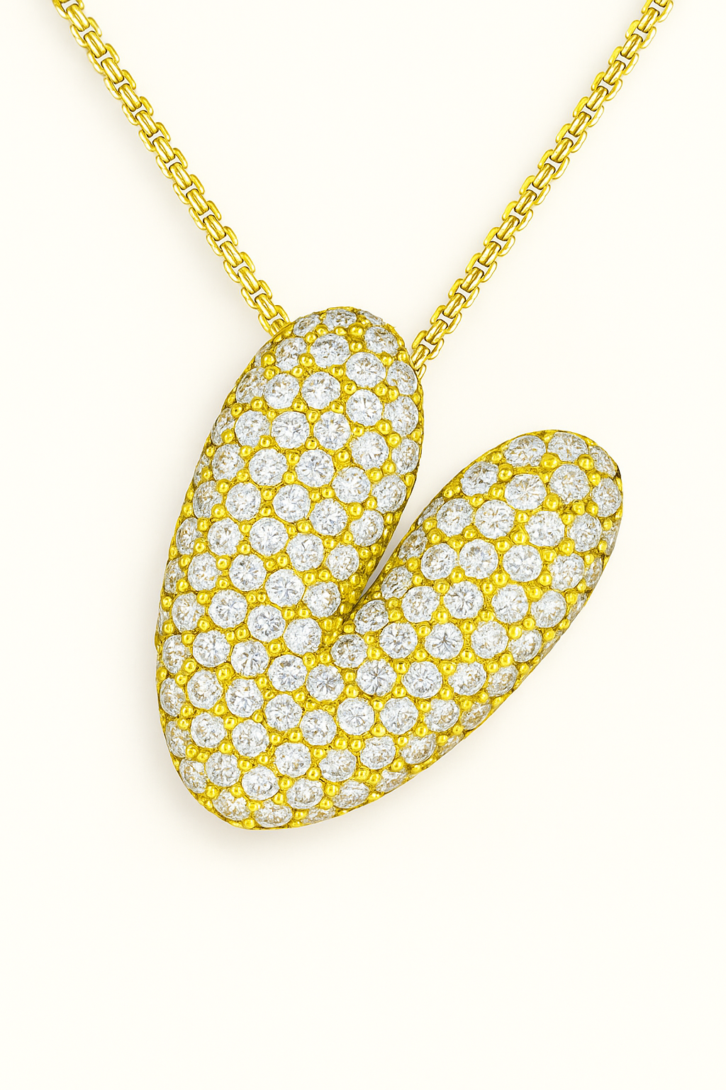 Collier Initiale Doré