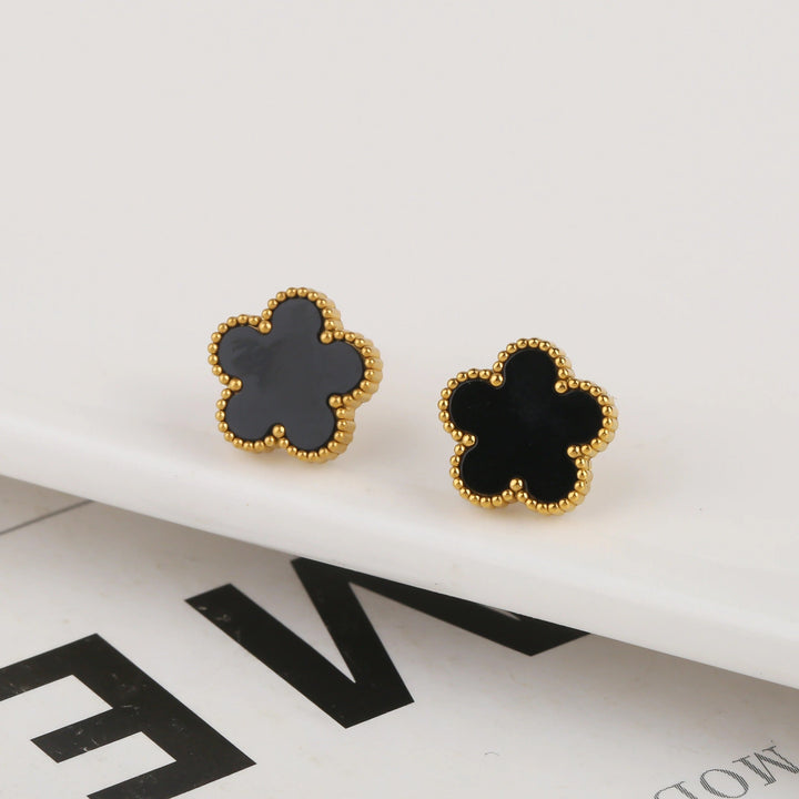 CLOVER | Red Earrings