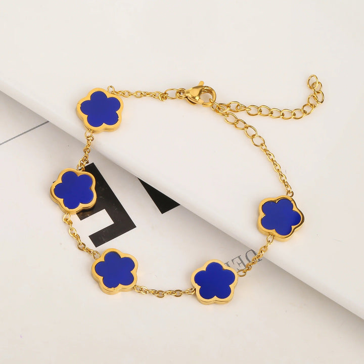 CLOVER | Blue Bracelet