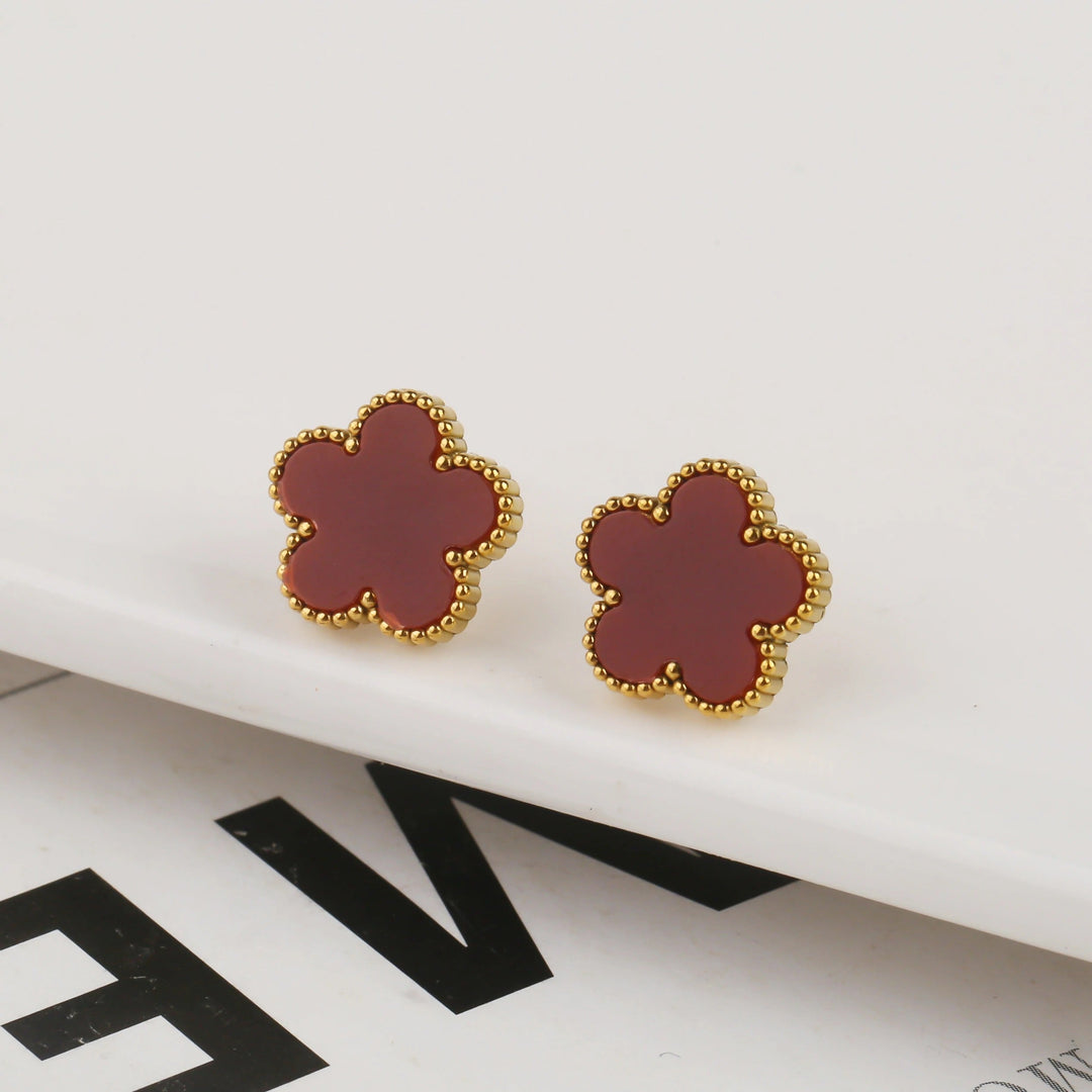 CLOVER | Black Earrings