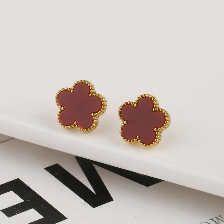 CLOVER | Green Earrings