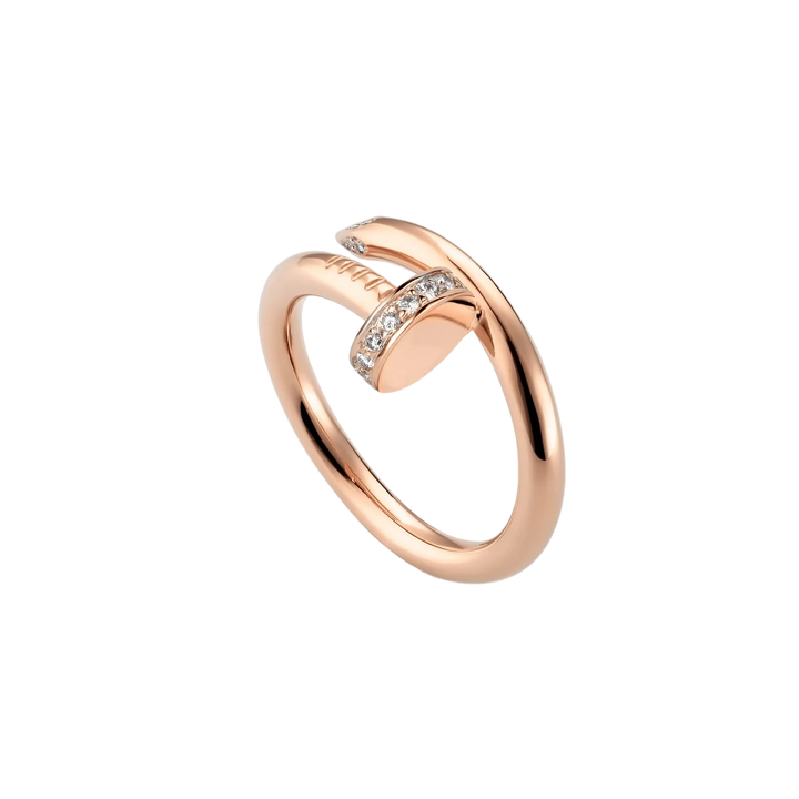 SPIJKER Diamanten Ring | Roségoud