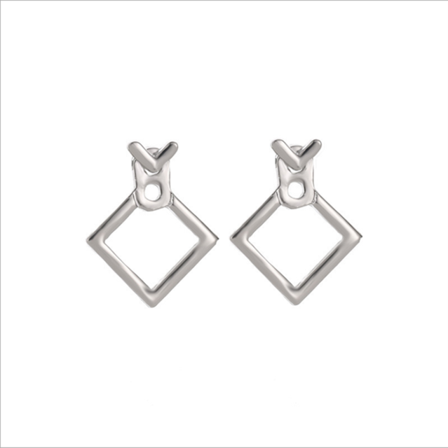 Boucles d'oreilles carrées SQUARE | Or